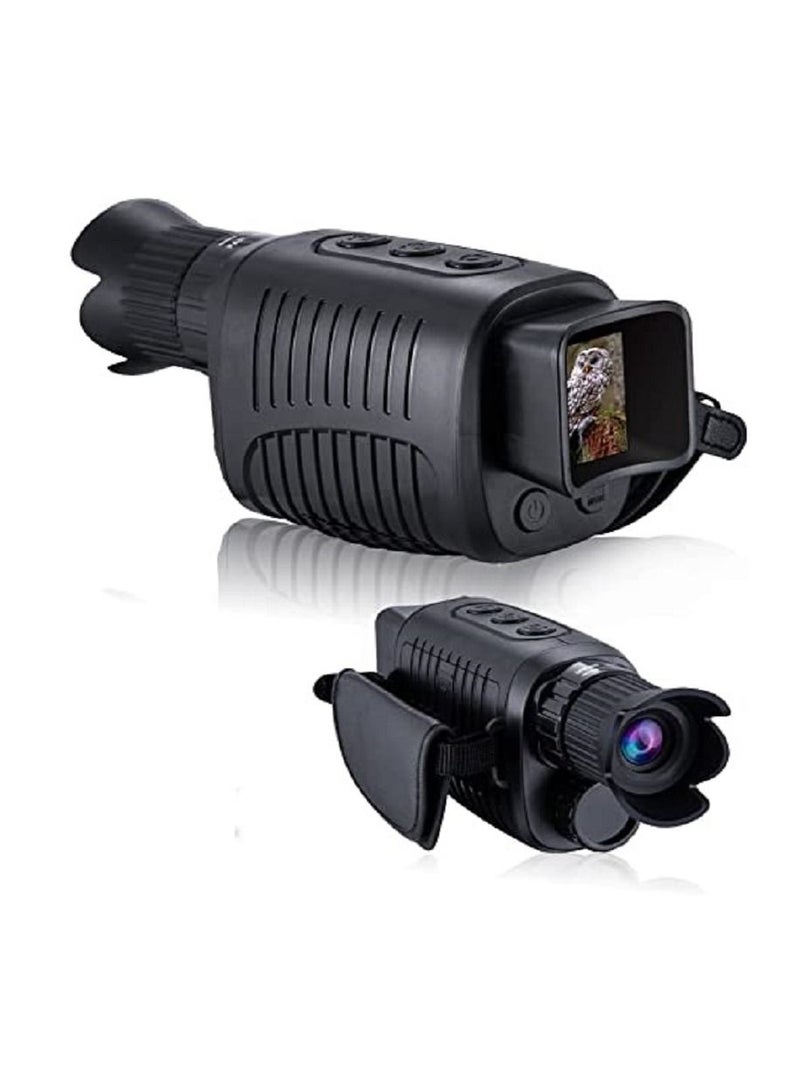 Generic Night Vision Monocular Infrared Camera 5x Digital Zoom Telescope LCD Display Photo Video Recording DN‑001A,HD Monocular Night Vision,Monocular Night Vision  - Image 1