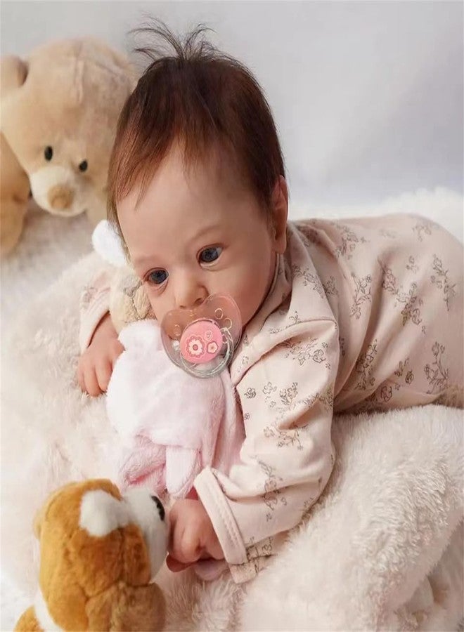 GYCV Lifelike Reborn Baby Dolls Girl - 18 Inch Realistic Newborn Vinyl Baby Real Life Baby Dolls Soft Body Real Babies that Look Real Silicone Vinyl Reborn Dolls with Clothes Set for Kids - Image 4