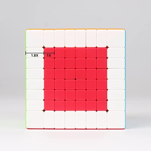 HELLOCUBE QY 8x8 Stickerless Bright Magic Cube 8x8x8 Speed Cube - Image 4