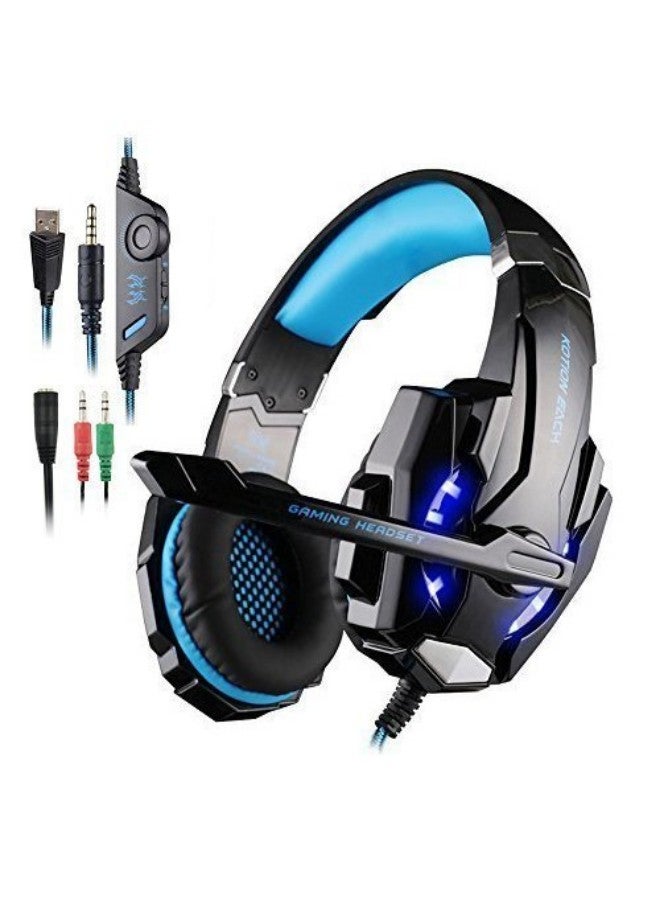KOTION EACH Stereo Over-Ear Wired Gaming Headphone With Microphone For PS4/PS5/XOne/XSeries/NSwitch/PC - Image 1