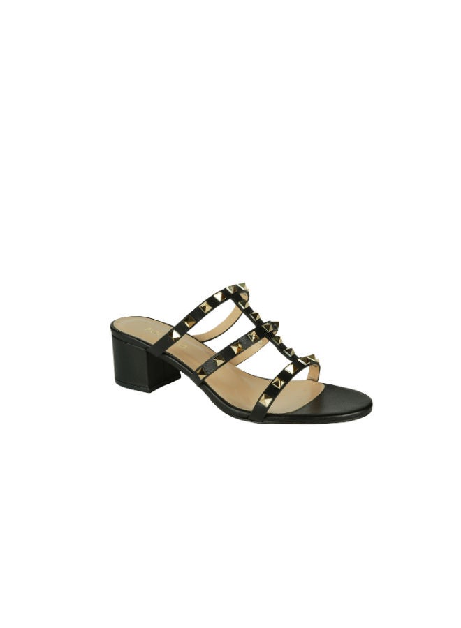 POLETTO Poletto Ladies Block Heel 16984 C02 Black  - Image 1