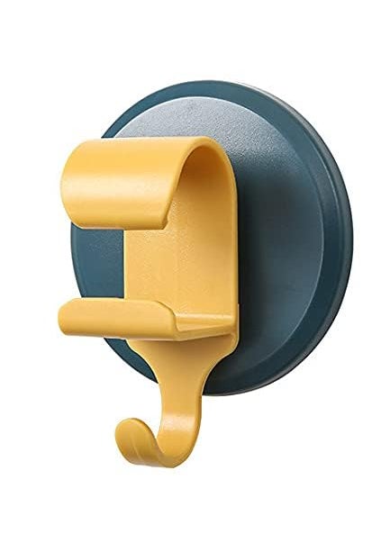 KolorFish KolorFish PunchFree Hooks Waterproof Multifunction Wall Hangers for Handbags Keys Bathroom Kitchen Home Office Yellow  - Image 2