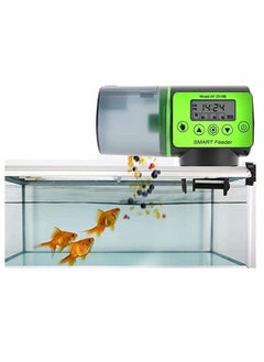 Automatic Aquarium Fish Feeder, Moisture-Proof Electric Auto Tank Timer Feeder Vacation and Weekend Food Dispenser