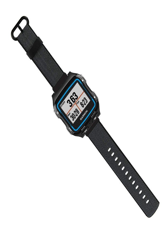 C2D JOY Woven Nylon Strap Compatible with Garmin Forerunner 920XT Bands Replacement Accessory - Large (Black) - Image 5
