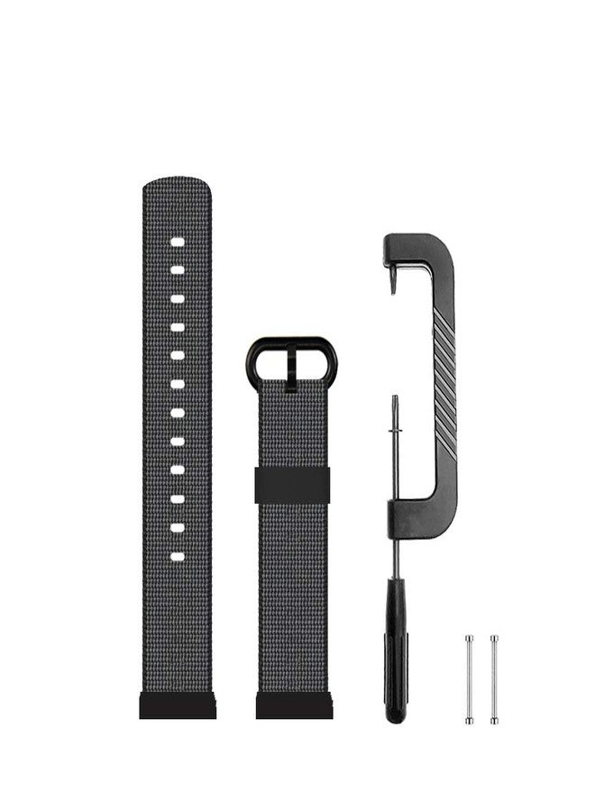 C2D JOY Woven Nylon Strap Compatible with Garmin Forerunner 920XT Bands Replacement Accessory - Large (Black) - Image 4