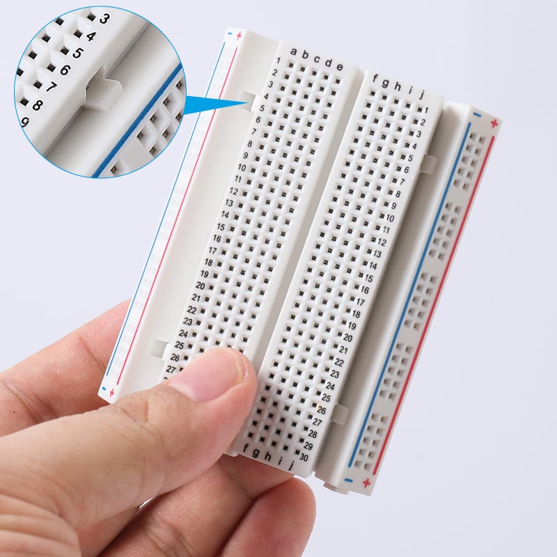 DEYUE breadboard Set Prototype Board - 6 PCS 400 Pin Solderless Board Kit for Raspberry pi and Arduino Project - Image 5
