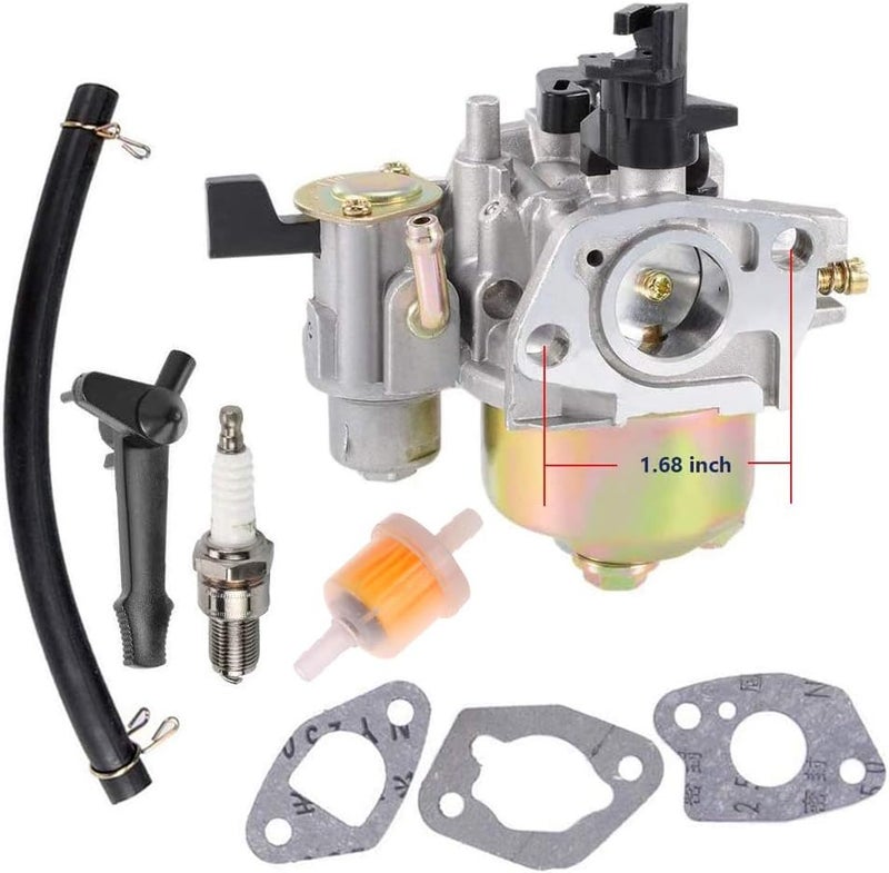 DFuerdivn Fuerdi 212cc Carburetor for Harbor Freight Predator 212cc R210 6.5HP 7HP OHV Engine with Spark Plug Kit - Image 1