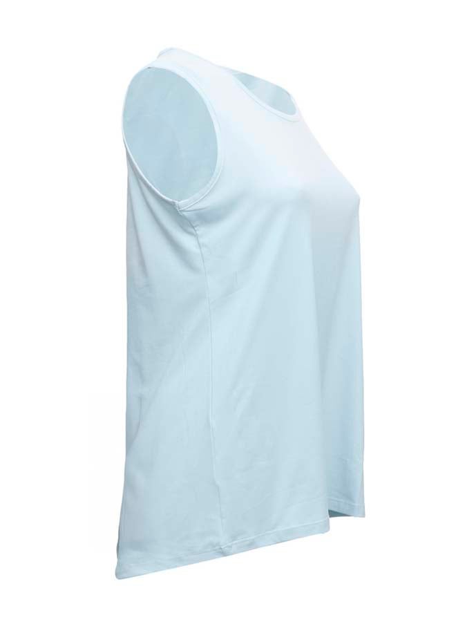 Carina تي شيرت بدون أكمام بياقة دائرية من الكوكيز - Image 2