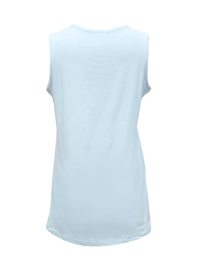 Carina تي شيرت بدون أكمام بياقة دائرية من الكوكيز - Image 3