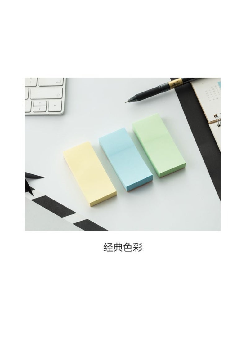 M&G Chenguang 100 sheets 3-color sticky notes sticky labels name 76*34mm - No:YS-14