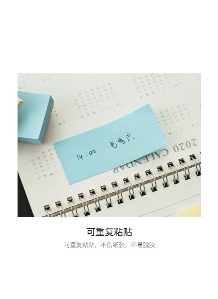 M&G Chenguang 100 sheets 3-color sticky notes sticky labels name 76*34mm - No:YS-14