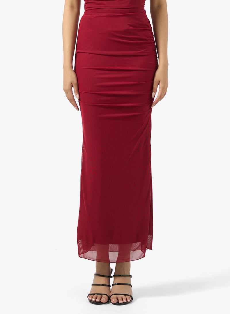 Ginger Corset Bodice Top & Bodycon Skirt Set with Scarf - Image 4