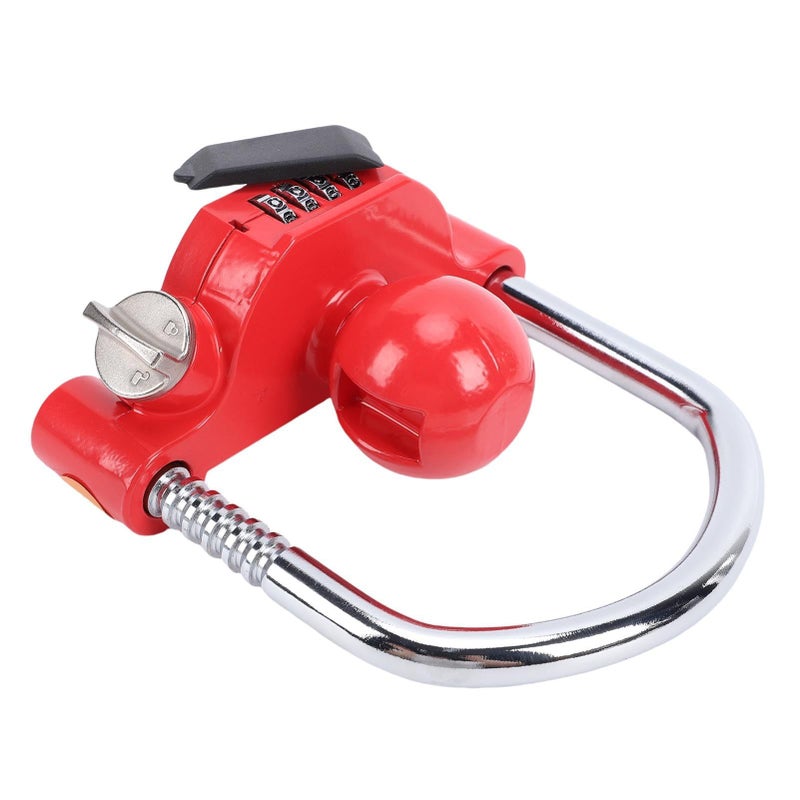 Heavy Duty U Shaped Trailer Lock 4 Digit Combination Security Anti Thefit For 1 7 8 2 2 5 16 Inch Couplers Adjustable - Image 3