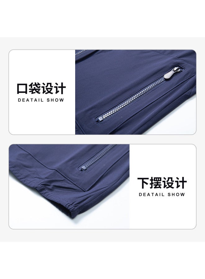 FOLUNSI men's Summer Lightweight Fashion Outdoor Casual Sports Cardigan Vest Jacket - Image 5