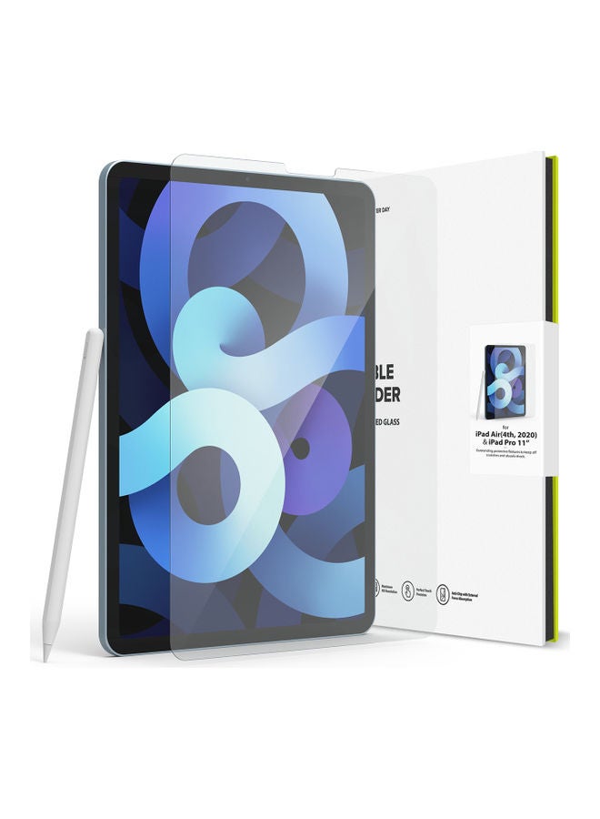 Ringke Tempered Glass Screen Protector Invisible Defender 9H For iPad Air 4/iPad Pro Clear - Image 1