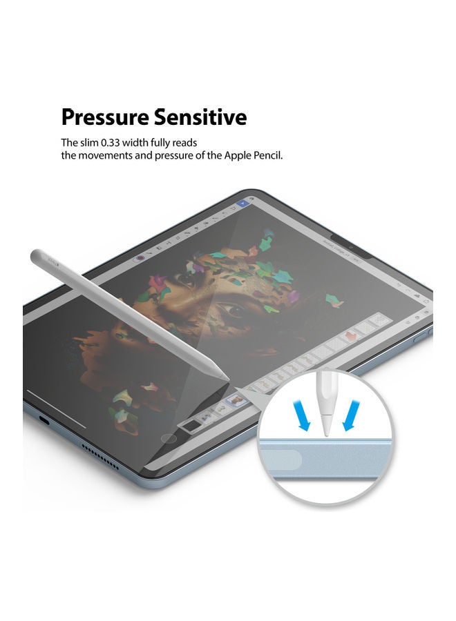Ringke Tempered Glass Screen Protector Invisible Defender 9H For iPad Air 4/iPad Pro Clear - Image 2