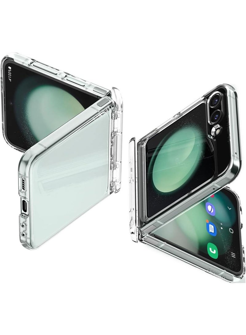Spigen Thin Fit Pro Samsung Galaxy Flip 5 Case Cover (2023) - Crystal Clear - Image 1
