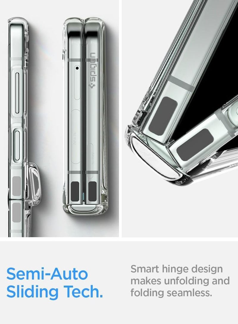 Spigen Thin Fit Pro Samsung Galaxy Flip 5 Case Cover (2023) - Crystal Clear - Image 2