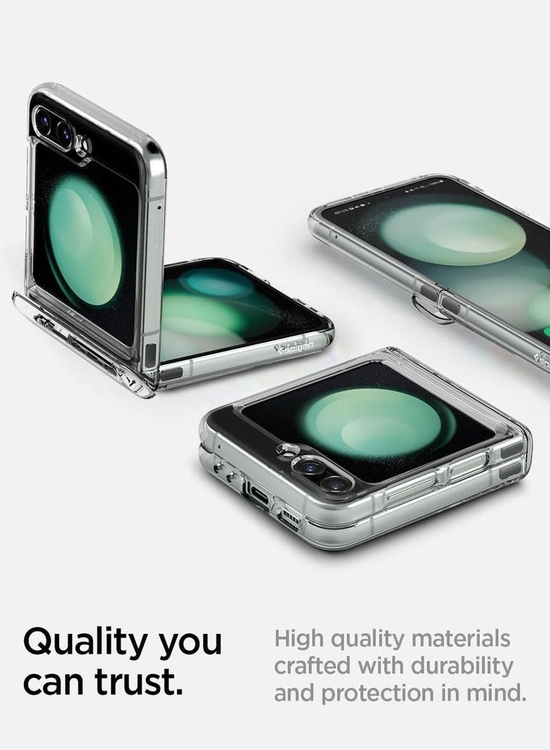 Spigen Thin Fit Pro Samsung Galaxy Flip 5 Case Cover (2023) - Crystal Clear - Image 3