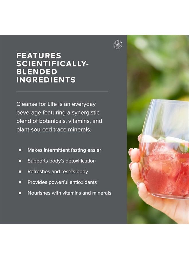 Isagenix - Cleanse for Life - Detox Cleanse Drink with Vitamin B12, Niacin and Vitamin B6 for Overall Wellness - 96 Gram Canister (Natural Rich Berry Flavor) - Image 1