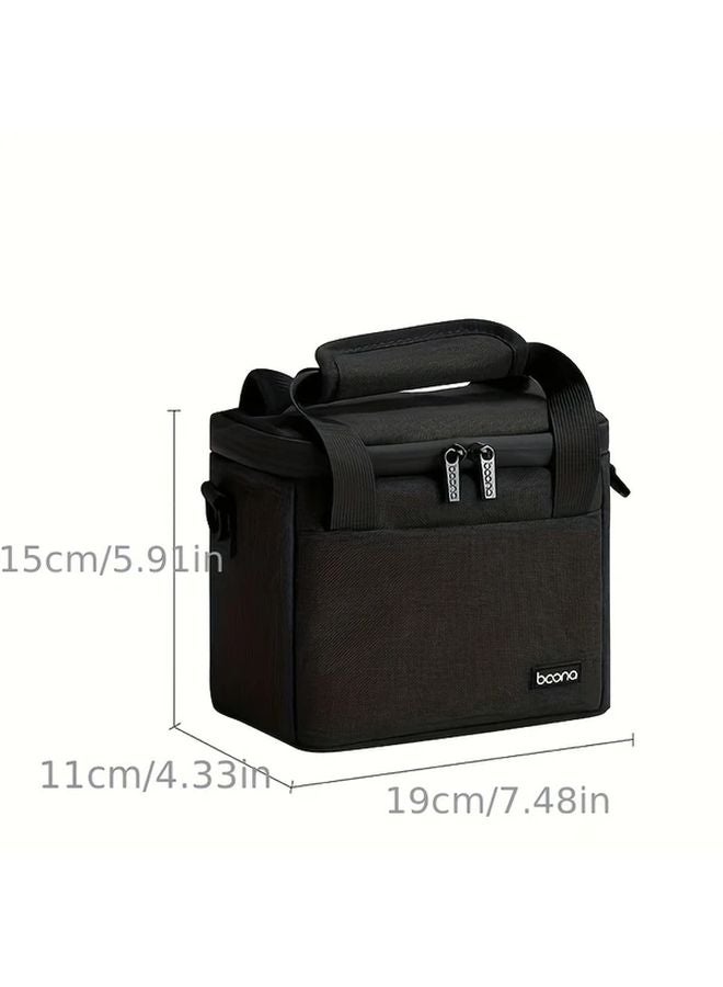 Black Drone Shoulder Bag Compact Storage Case For Photography Equipment - Image 1