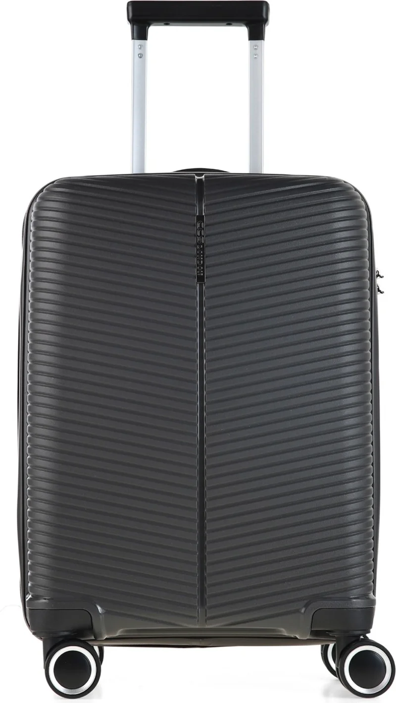 S-Invalid Brand Name Anthracite 5224 Polypropylene 3-Piece Suitcase Set