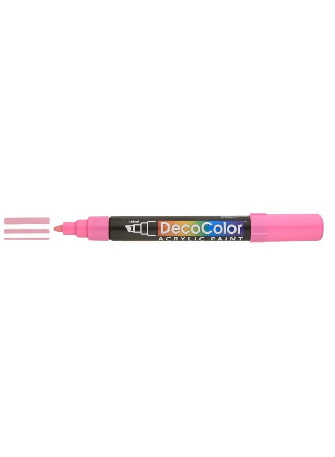 Uchida 315-C-9 Marvy Deco Color Chisel Tip Acrylic Paint Marker, Pink - Image 2