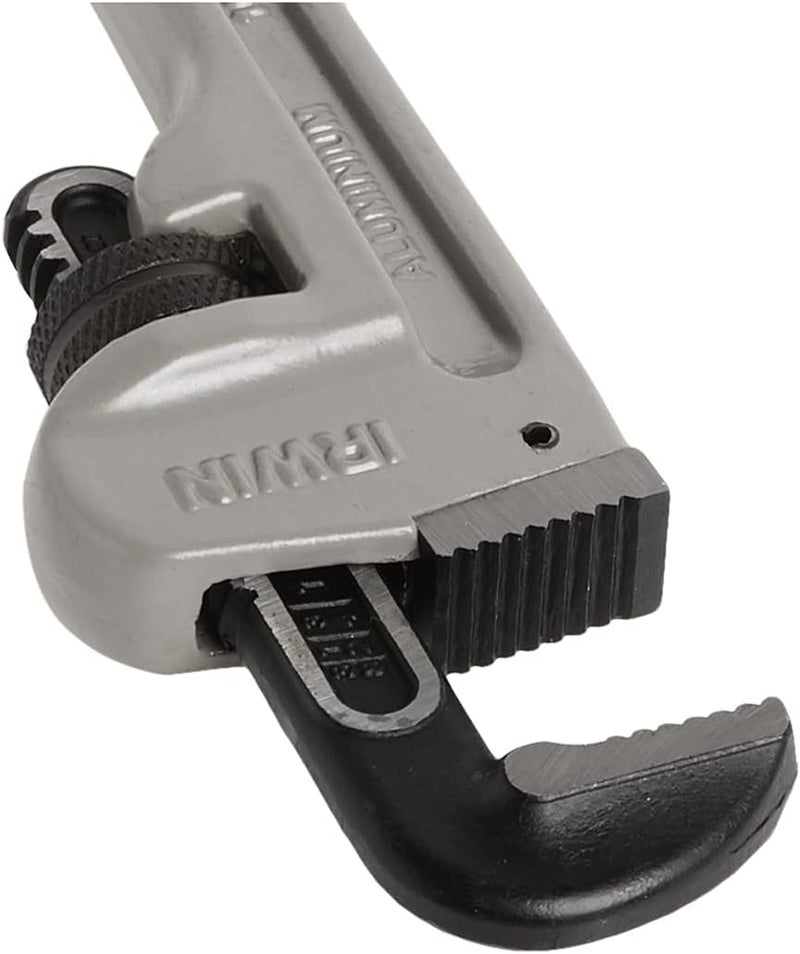 IRWIN VISE-GRIP Tools Cast Aluminum Pipe Wrench, 1-1/2-Inch Jaw Capacity, 10-Inch (2074110) - Image 2