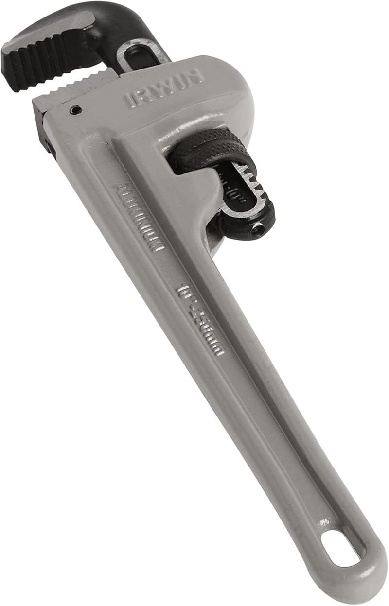 IRWIN VISE-GRIP Tools Cast Aluminum Pipe Wrench, 1-1/2-Inch Jaw Capacity, 10-Inch (2074110) - Image 1