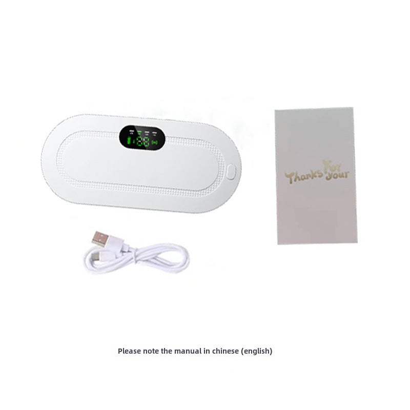 إسكدنيا New Heated Waist Belt for Women Menstrual Pain Relief white bare metal