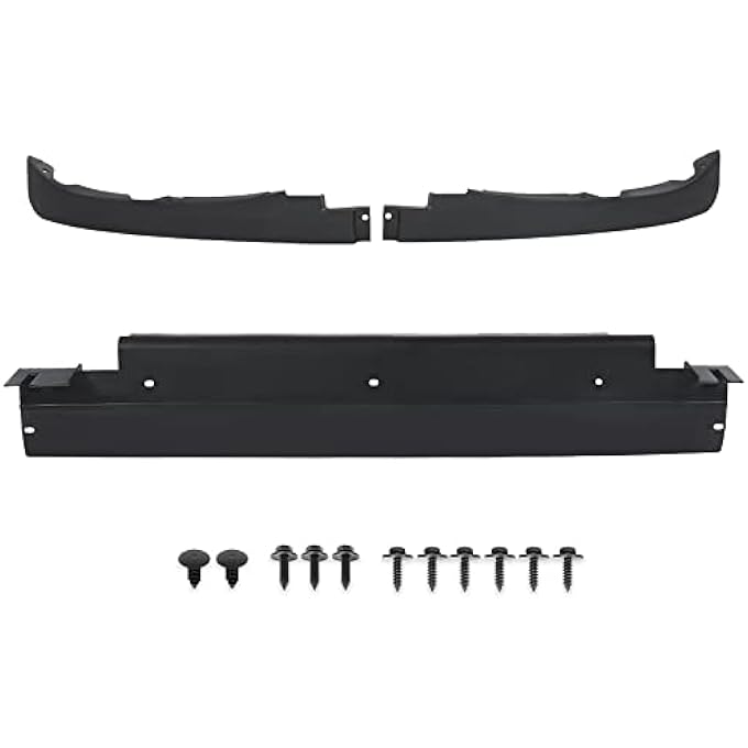 GPLUS Front Air Dam Spoiler Complete Kit with Mount Hardware Compatible with 2005-2013 Chevy C6 Corvettes 3 Piece Spoilers - Image 2