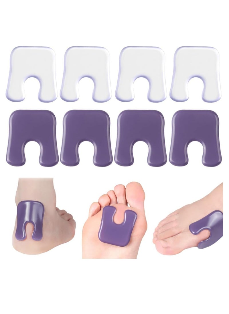 Generic Metatarsal Pads for Women, Gel Callus Pads, High Heels Anti-Wear Pad, Self-Sticking Forefoot Cushions, Prevent Blisters and Calluses, Not Easy to Slide, for Dance, Running, Climbing, Hiking 8 Pack  - Image 1