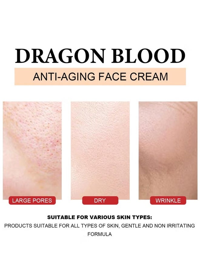EELHOE Retinol Placenta Dragon Blood Cream, Dragons Blood Easy Cream, Dragons Blood Cream For Anti Wrinkle, Nourishing & Hydrating, For All Skin Types (50g) - Image 3