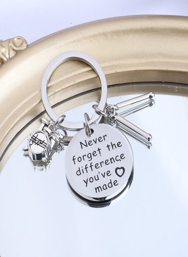 MYOSPARK Drum Keychain Drummer Gift Percussion Jewelry Drum Player Band Gifts Drumstick and Drumkit Charms Percussionist Gift (Difference Drum KC) - Image 4