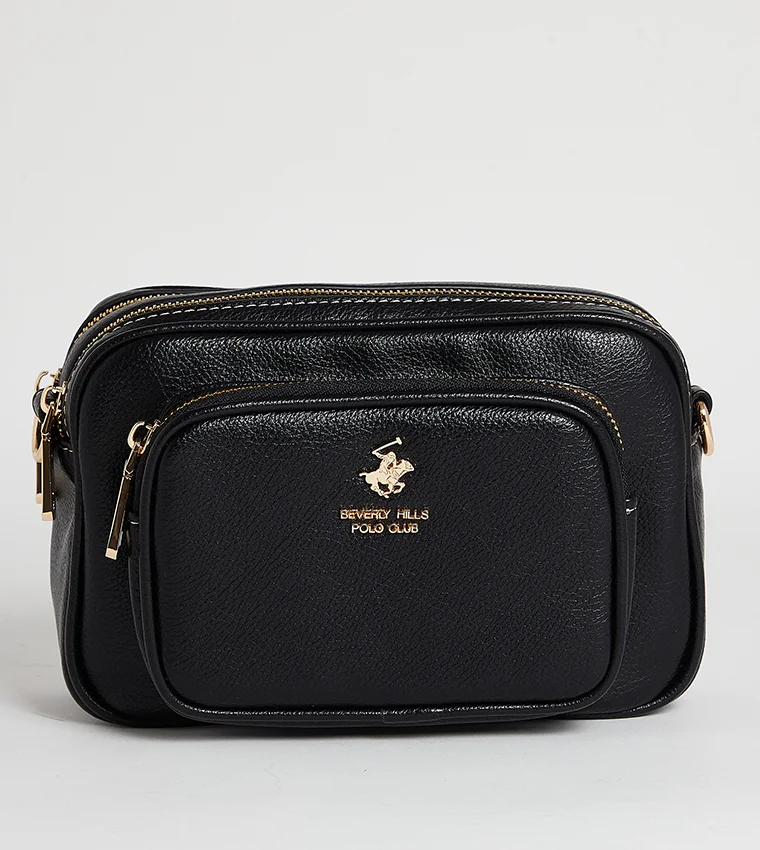 بيفرلي هيلز بولو كلوب حقيبة كروس بودي بتفاصيل شعار