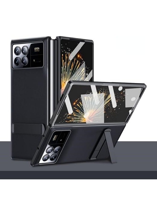 General - Compatible with Xiaomi Mix Fold 3 5G Case, Mi Mix Fold 3 Leather Case with Front Screen Protector & Built-in Kickstand Phone Case for Mi Mix Fold 3 - Image 1