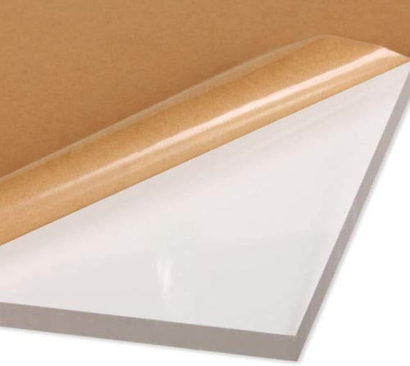Slasa SLASA Clear Acrylic Sheet 1pc 18x24 6mm Plexiglass Panel for DIY, Craft, Photo Frame Replacement, Display Projects, Signage, Laser Cutting, CNC by SLASA TRADING  - Image 1