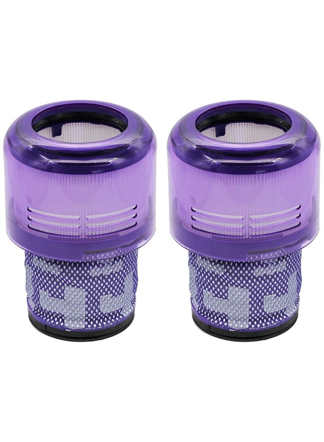 بكومور عبوتان من فلاتر HEPA للمكنسة الكهربائية، قطع غيار متوافقة مع مكانس دايسون V11 Origin وV11 ​​Torque Drive وV11 ​​Animal وV11 ​​Complete وV11 ​​Extra وV15 Detect وV15s Detect Submarine، قارن بالقطعة رقم 970013-02 - Image 1