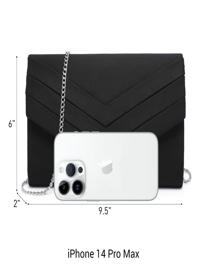 داسين حقائب داسين النسائية للسهرات، حقائب يد رسمية للحفلات، حقائب زفاف، حقائب كوكتيل، حقائب حفلات التخرج (2-أسود) - Image 4