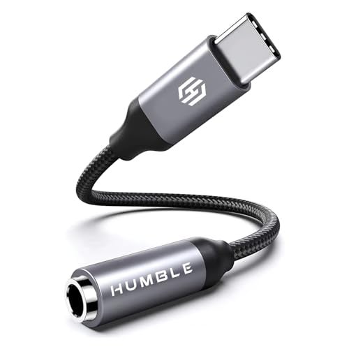 Humble Type-C to 3.5mm Audio Jack Adapter with DAC, Type-C Headphone AUX Converter for iPhone Series 17/16/15, Samsung Galaxy, OnePlus, Google Pixel, Nothing, Motorola & Other Phones with USB-C Ports - Image 1