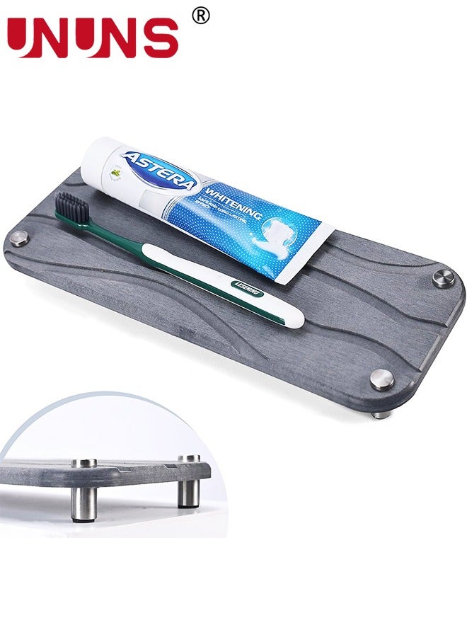 UNUNS Bathroom Tray,Water Absorbing Stone Tray For Sink,Fast Drying Stone Sink Tray,Diatomaceous Earth Tray Kitchen Bathroom Under Sink Organizer Drying Bathroom Storage - Image 1
