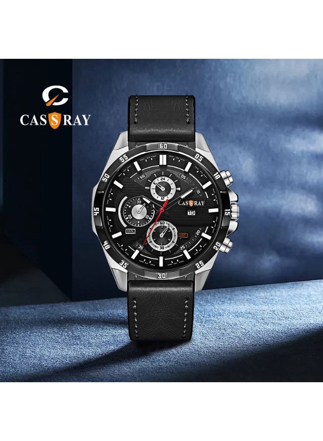 CASSRAY New fully automatic movement men's waterproof stylish sport night light trendy men's watch - Image 1