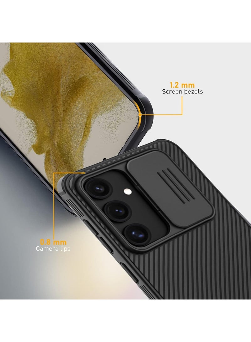 نيلكين جراب لهاتف سامسونج جالاكسي S25 FE، غطاء منزلق لحماية عدسة الكاميرا، خلفية صلبة من TPU + PC مع إطار ممتص للصدمات، مقاوم لبصمات الأصابع، غطاء واقٍ نحيف وخفيف - Image 3