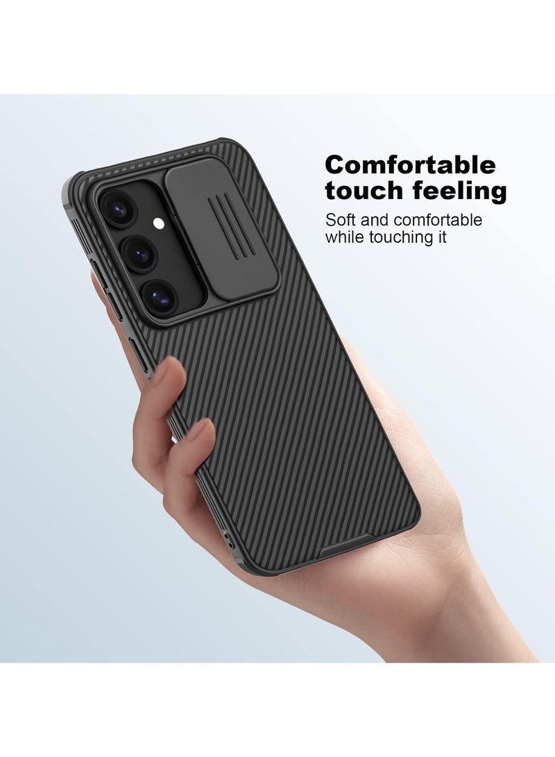 نيلكين جراب لهاتف سامسونج جالاكسي S25 FE، غطاء منزلق لحماية عدسة الكاميرا، خلفية صلبة من TPU + PC مع إطار ممتص للصدمات، مقاوم لبصمات الأصابع، غطاء واقٍ نحيف وخفيف - Image 4