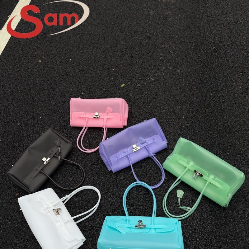 Jellyfirkin Korean Style Summer Jelly Tote Bag - TPU Crossbody - Image 1