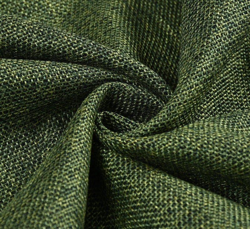 FRESH FROM LOOM Unstiched Jute Plain Solid Fabric Rich Cloth For Sofa Fabric - Cushion - Table Cloth - Curtain Fabric (Lenth X Width - 394 X 55 Inch/1000 X 140 Cm - 10 Meter | Green) - Image 1