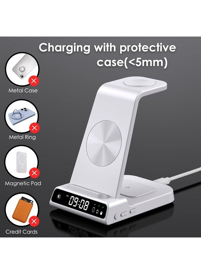 NeotrixQI Wireless Charger for Samsung Charging Station, 3 in 1 Android Phone Trio Multiple Devices Charger for Samsung S23 Ultra/Galaxy S22 Ultra/S21/Z Flip 5/Fold 5/Buds, Charger for Galaxy Watch 6/5 Pro/4/3 - Image 3