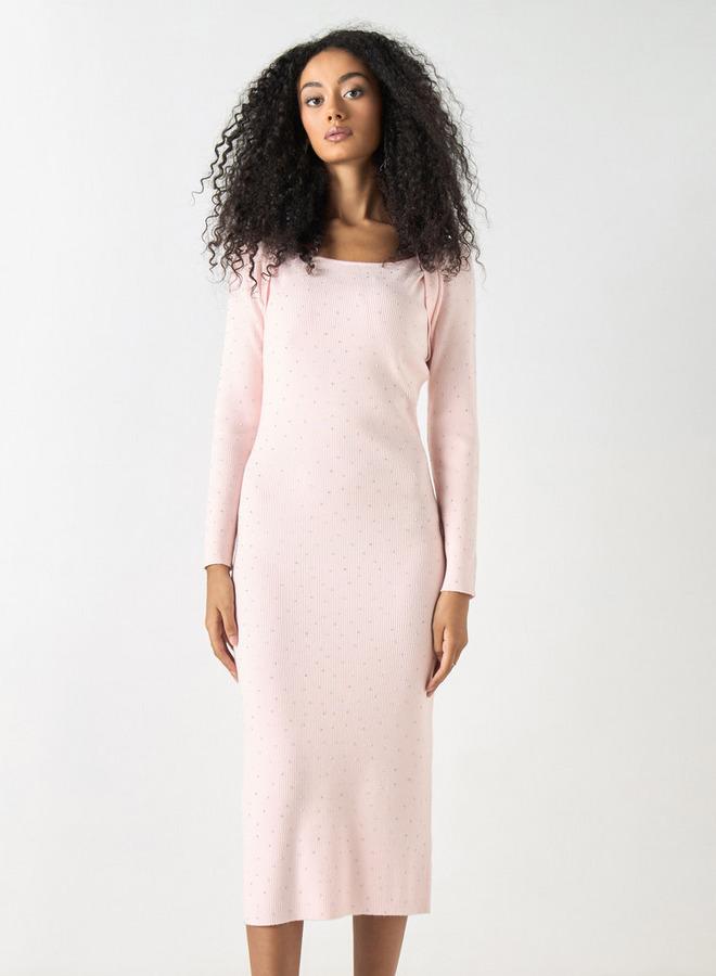 تواكستريمز فستان ضيق مضلع بِأكمام طويلة من تو إكستريمز - Image 1