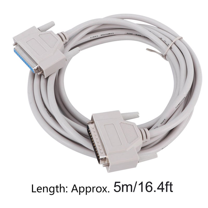 5m/16.4ft Parallel Extension Cable 25 Pin DB9 Male to Female for Mach3 Engraving Machine - Image 3
