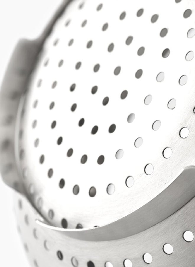 Joseph Joseph 9-Piece Stainless Steel Compact Nesting Mixing Bowl Set Silver and Black 16 x 32.5 x 26.5 cm 95032 - Image 3